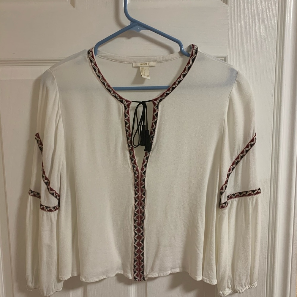 FOREVER 21: Long-Sleeved Top